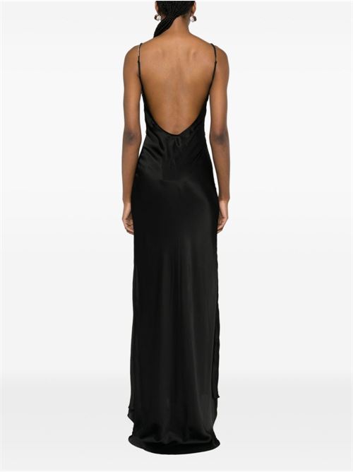 Maxi satin dress SELF PORTRAIT | RS24083XBLACK